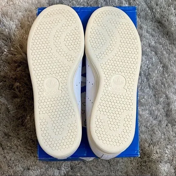 Pharrell Human Made X Adidas Stan Smith White Sneakers Red Heart NWT SZ Men 7 - Picture 11 of 16